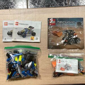 Lego TECHNIC 42164 Off Road Race Buggy and 30710 Loader